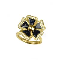 Ring Misis Woman POTENTILLA in Silver Cubic Zirconia AN03573